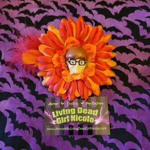 Scooby Doo Velma "Jinkies" Handmade Pop Culture Cartoon Art Barrette 🧡🕵‍♀️❤️
